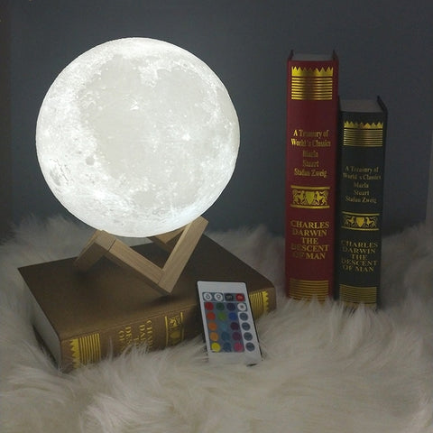 Print Moon Lamp