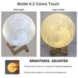 Print Moon Lamp