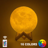 Print Moon Lamp