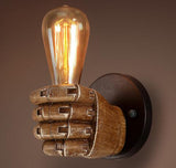 LukLoy Resin Fist Hand Wall Lamp